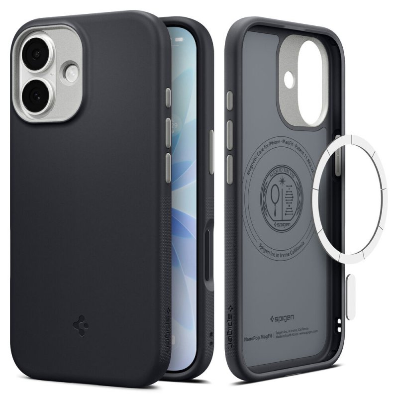 MASKA SPIGEN  Caseology Nano Pop with MagSafe for Apple iPhone 17, Black Sesame