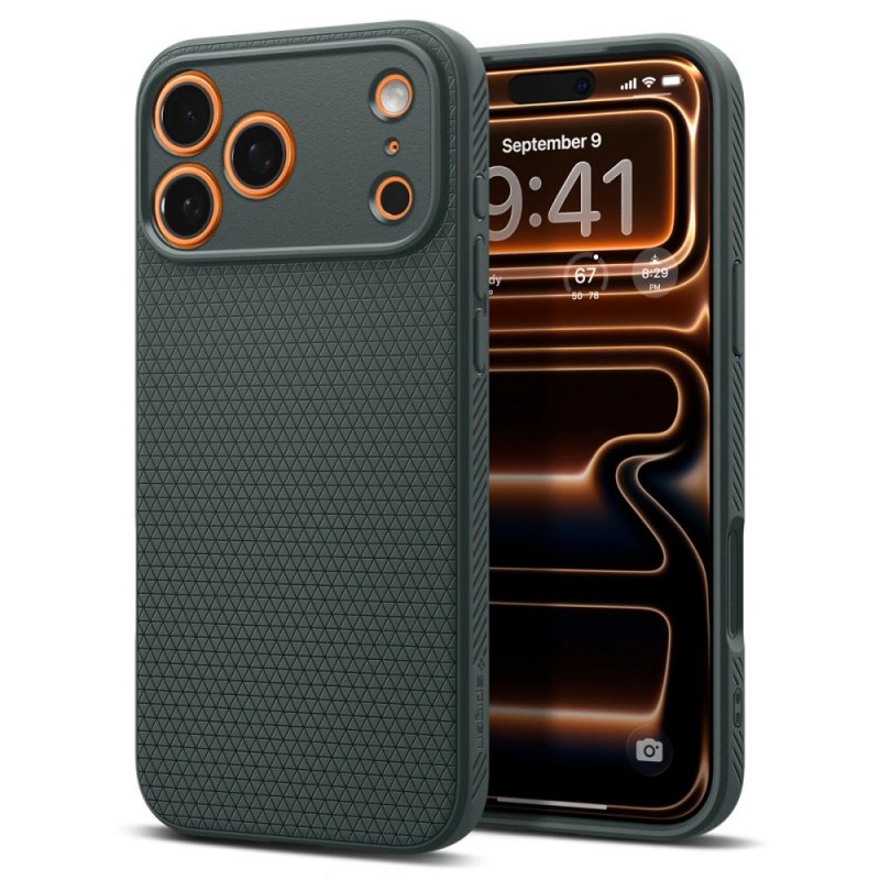 MASKA SPIGEN  Liquid Air for Apple iPhone 17 Pro, Abyss Green