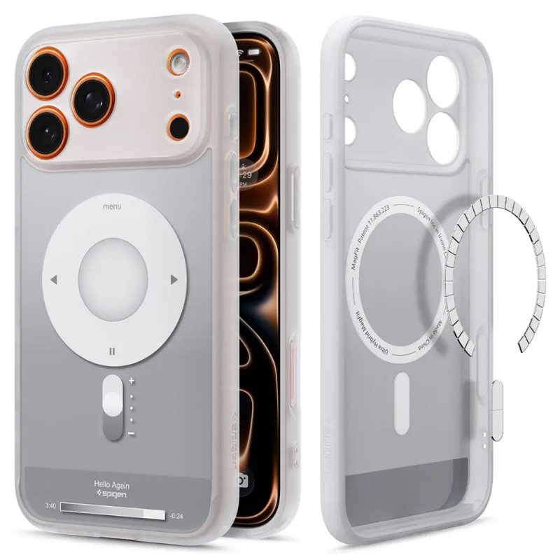 MASKA SPIGEN Ultra Hybrid Classic for Apple iPhone 17 Pro, Silver