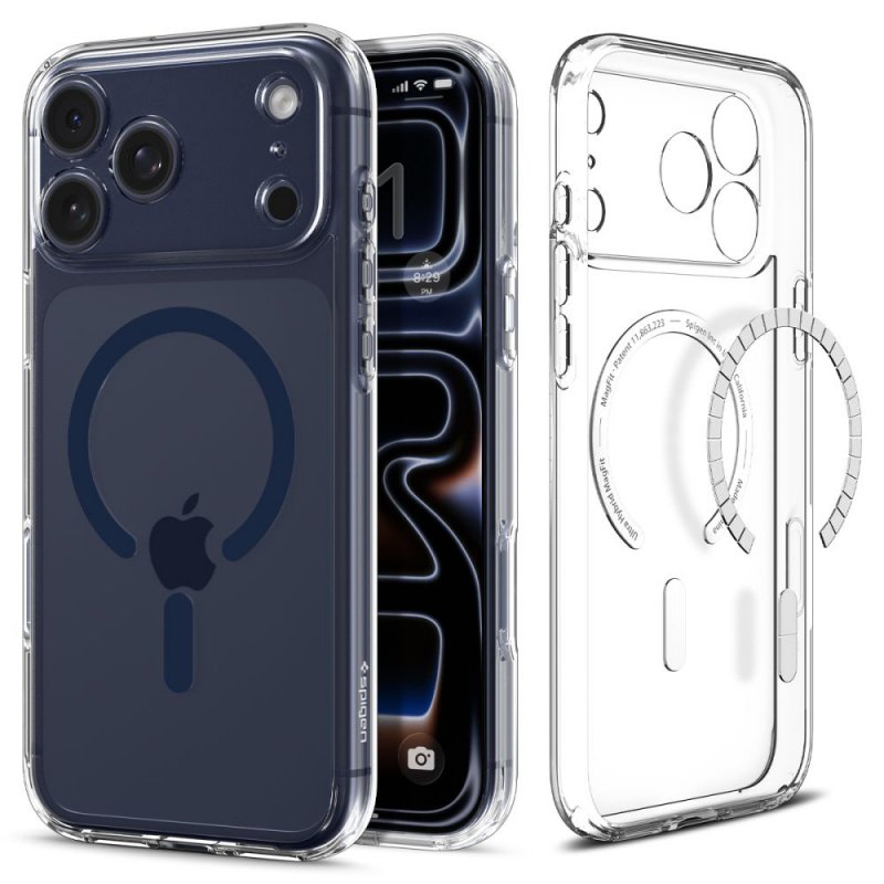 MASKA SPIGEN Ultra Hybrid with MagSafe for Apple iPhone 17 Pro, Clear Deep