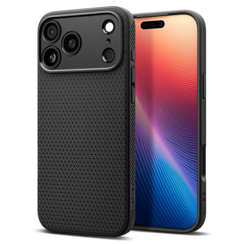 MASKA SPIGEN  Liquid Air for Apple iPhone 17 Pro Max, Matte Black