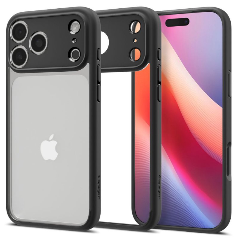 MASKA SPIGEN Ultra Hybrid for Apple iPhone 17 Pro Max, Matte Blac