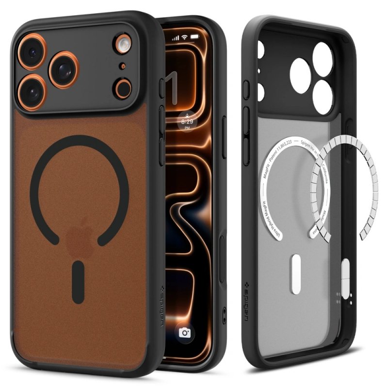 MASKA SPIGEN Ultra Hybrid with MagSafe for Apple iPhone 17 Pro Max, Frost Blac