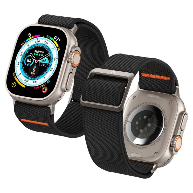 NARUKVICA SPIGEN Apple Watch FLU 49/46/45/44/42mm Black