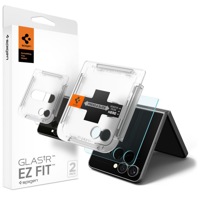 STAKLO SPIGEN SAMSUNG Z FLIP 8/ FLIP 7 2-Pack CLEAR EZ FIT